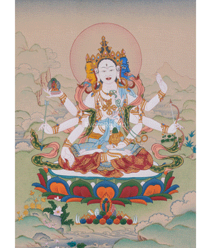 Goddess Namgyalma Thangka