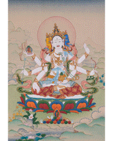 Goddess Namgyalma Thangka