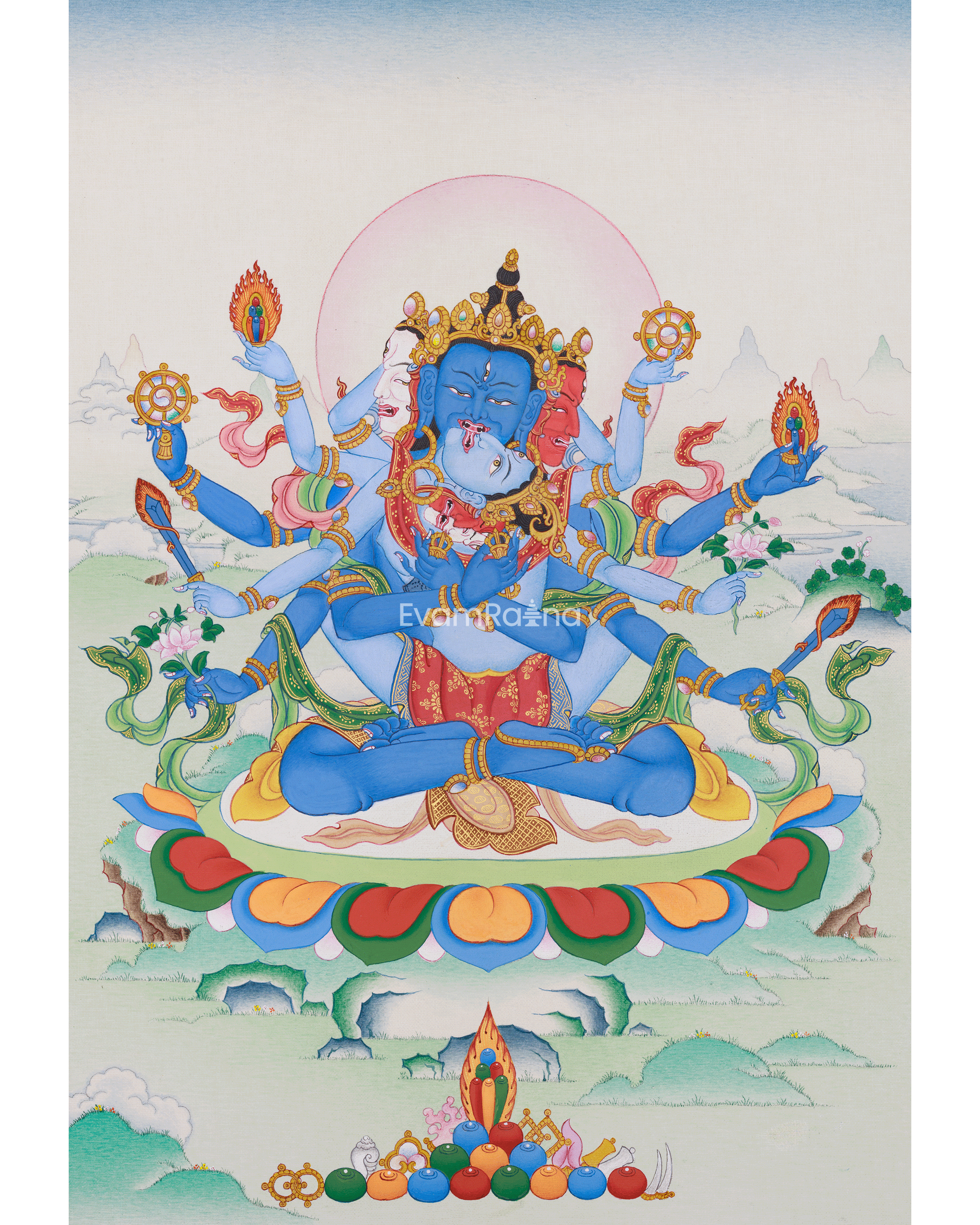 Guhyasamaja Thangka