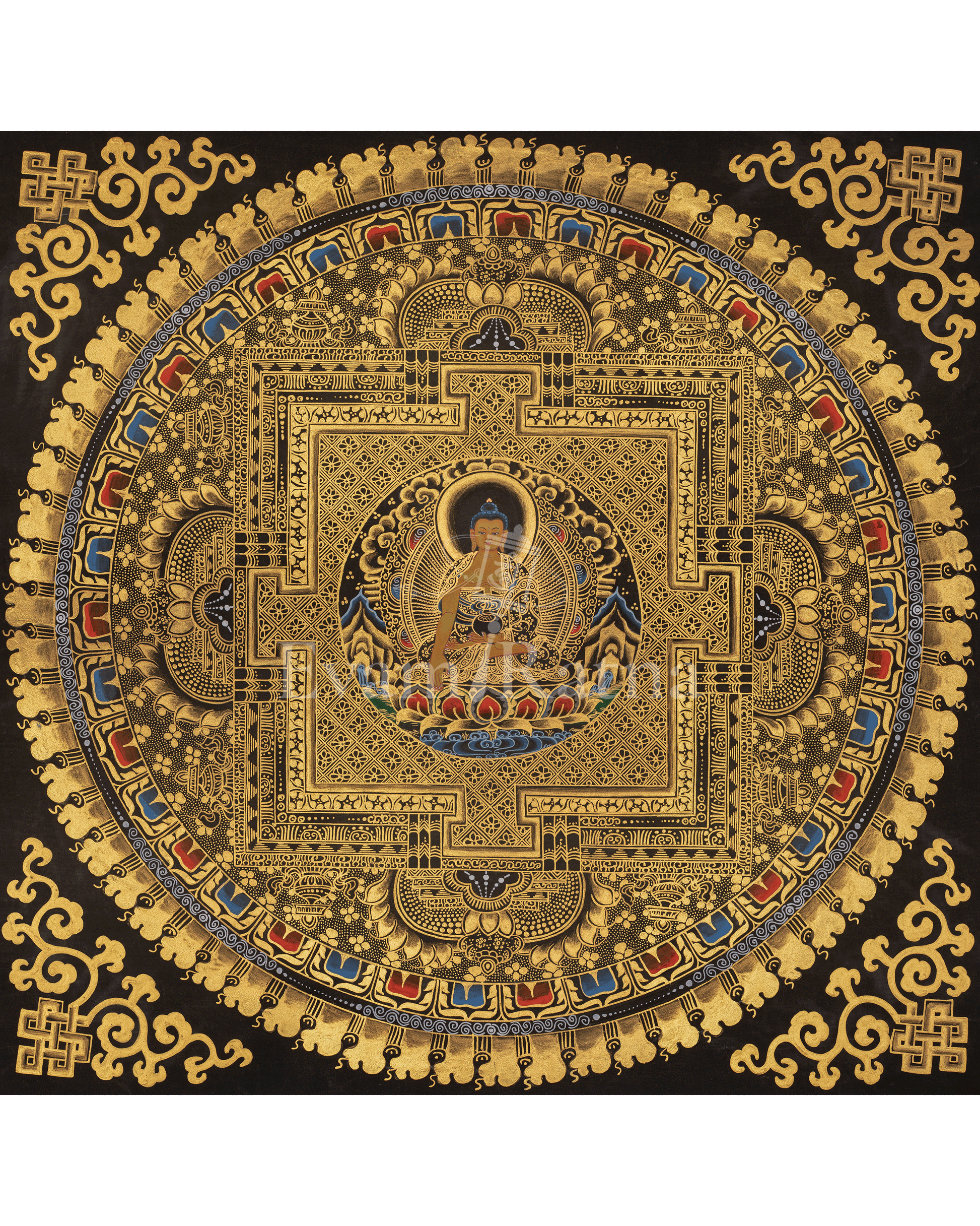 Buddha Mandala Vajrayana Art