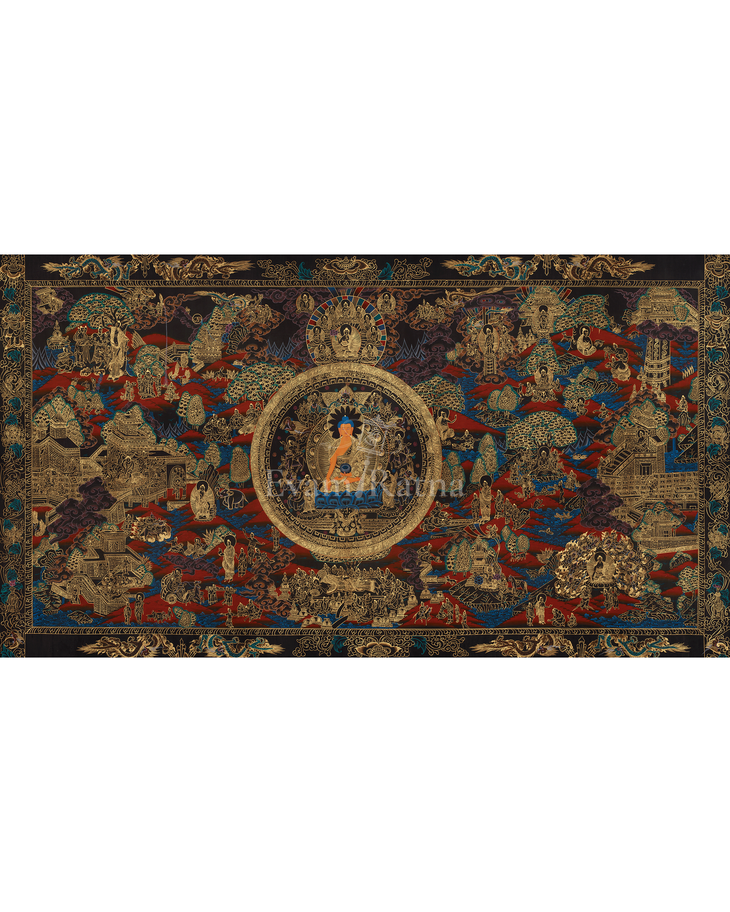 Buddha Life Story Art