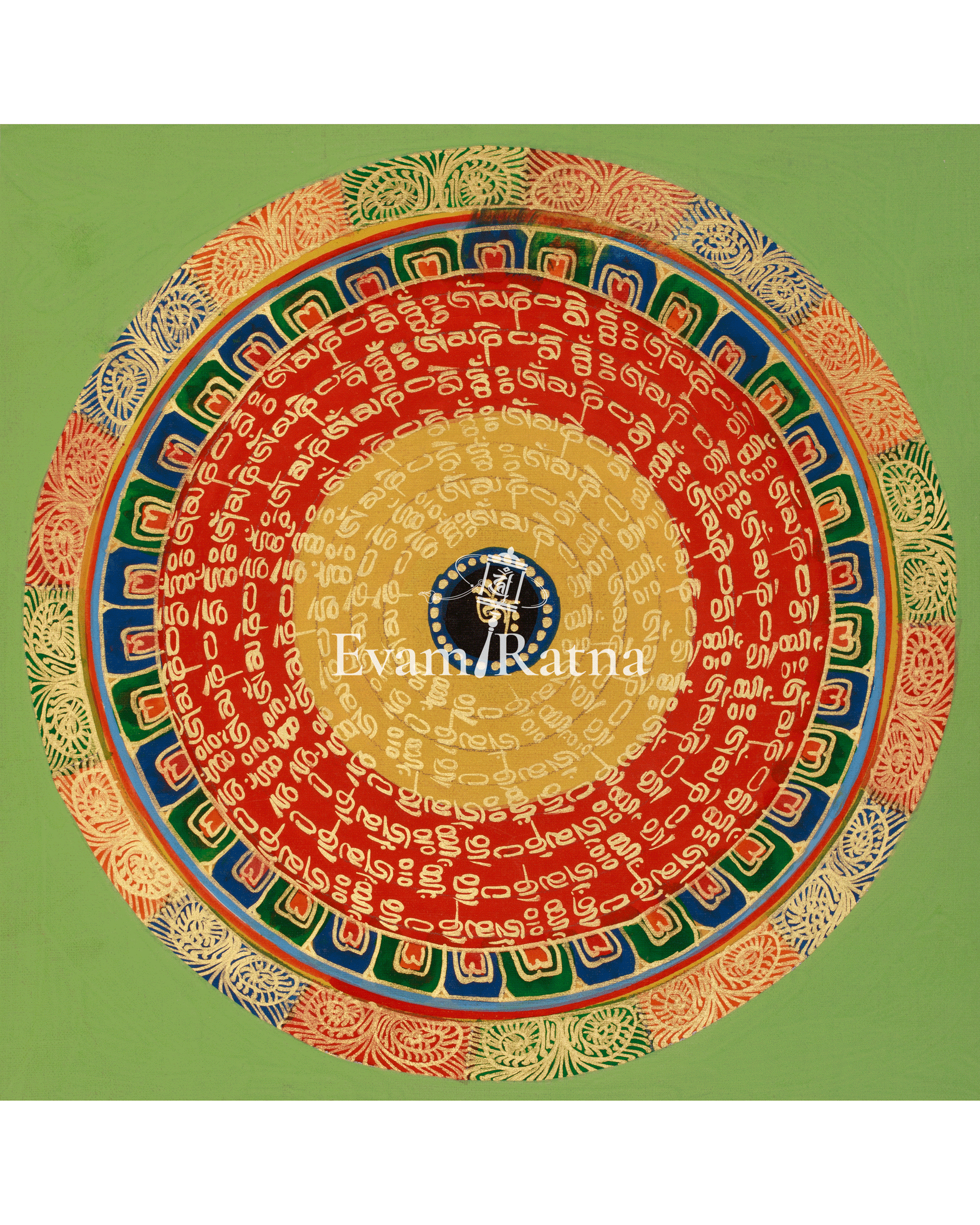 Religious Art of Mantra Mandala