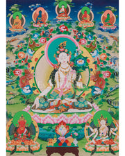 Buddhist Sita Tara Thangka