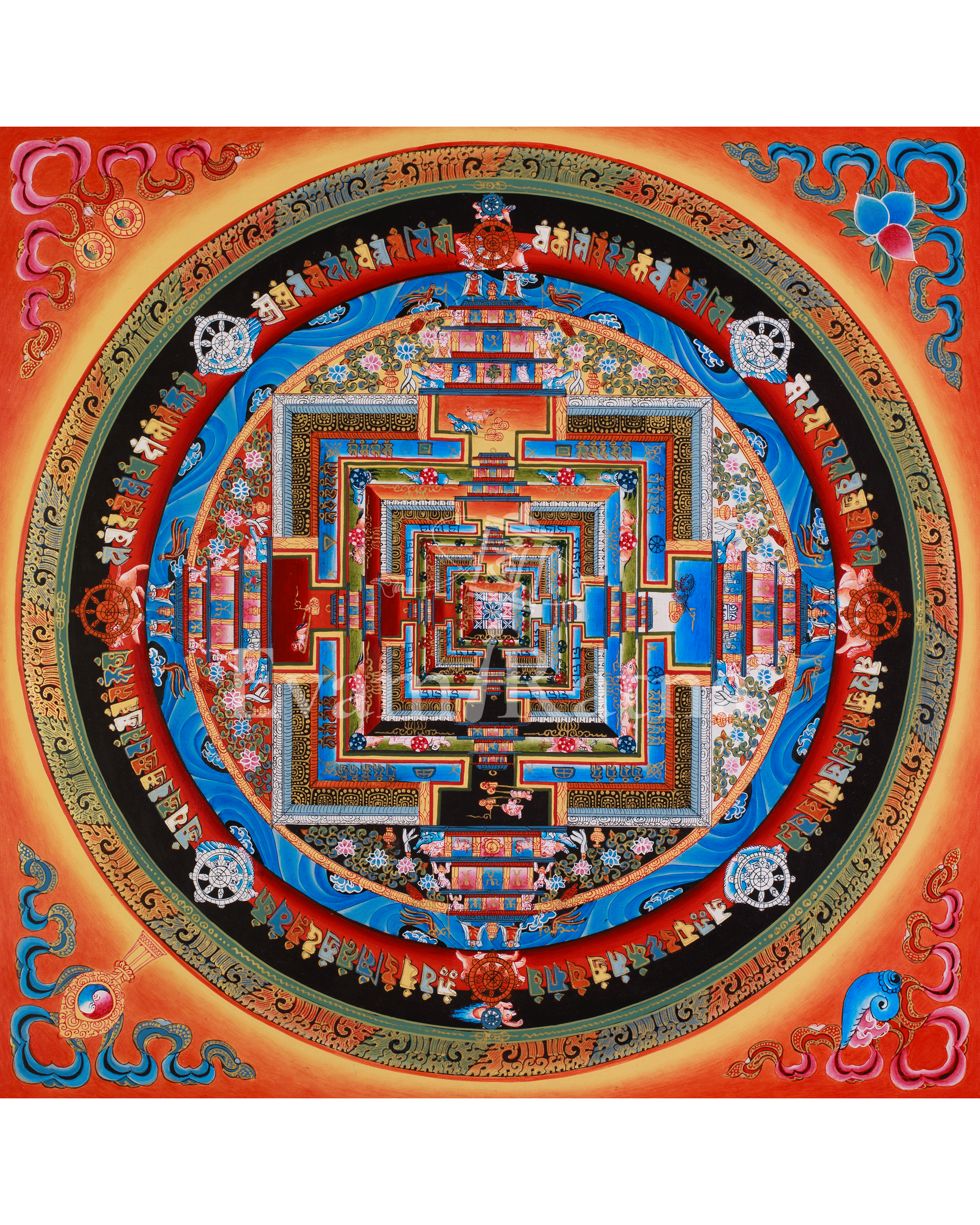 Kalachakra Mandala Thangka Art