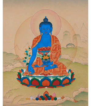 Bhaisajyaguru Thangka 
