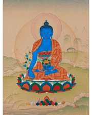Bhaisajyaguru Thangka 