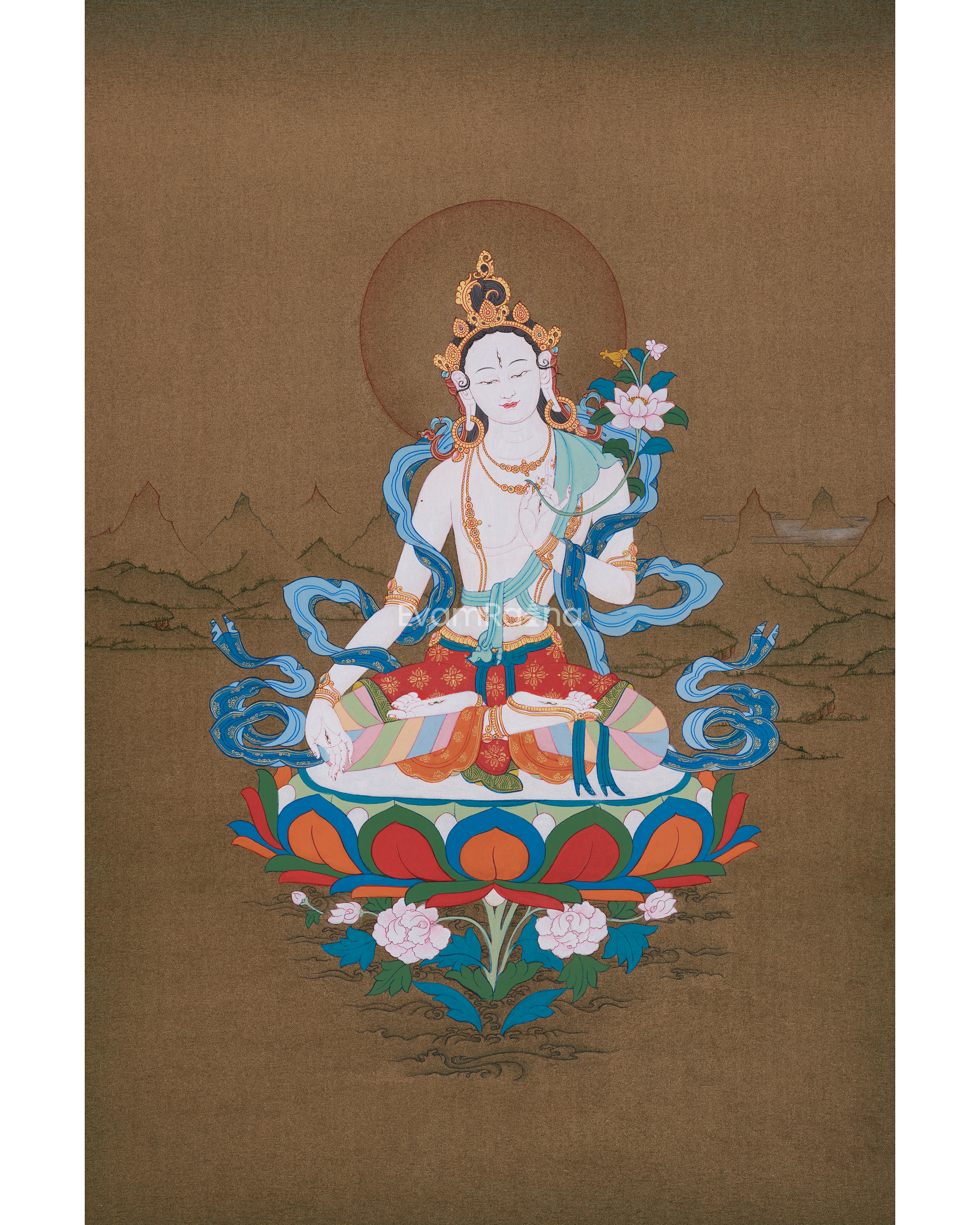 White Tara Thangka