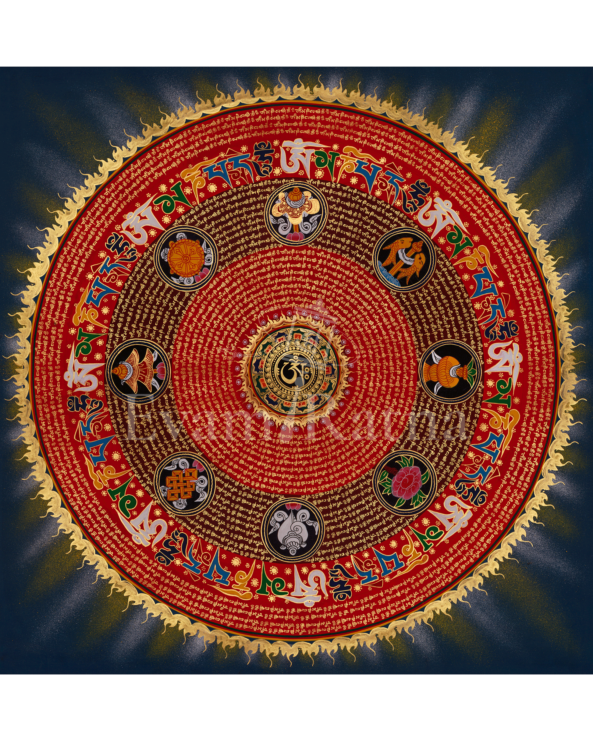 Mantra Mandala Spiritual Art
