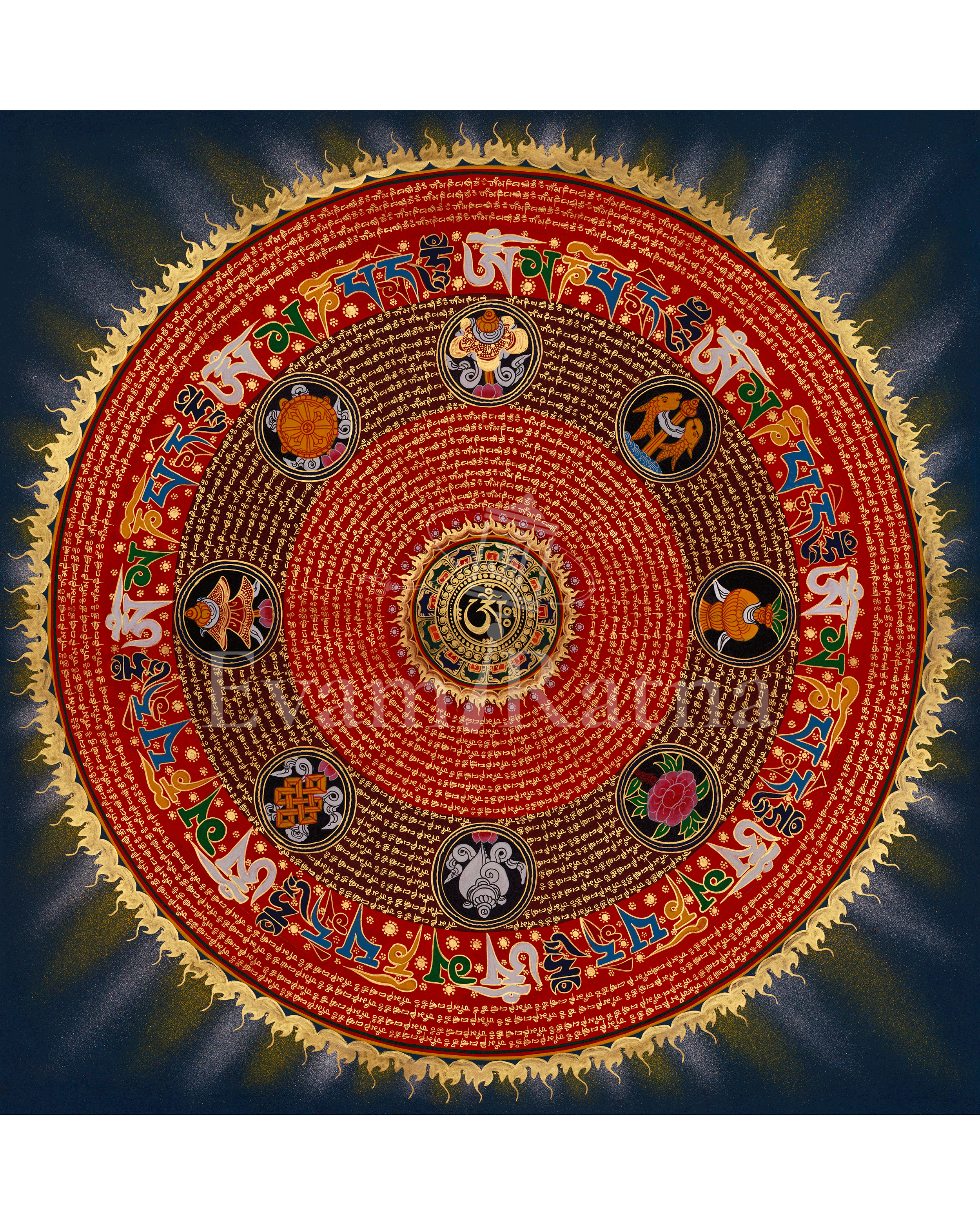 Mantra Mandala Spiritual Art