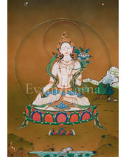 White Tara Sacred Thangka