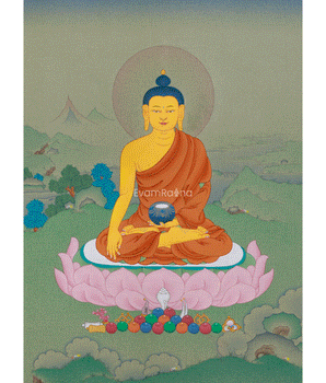 Thangka of Historical Buddha, Shakyamuni 