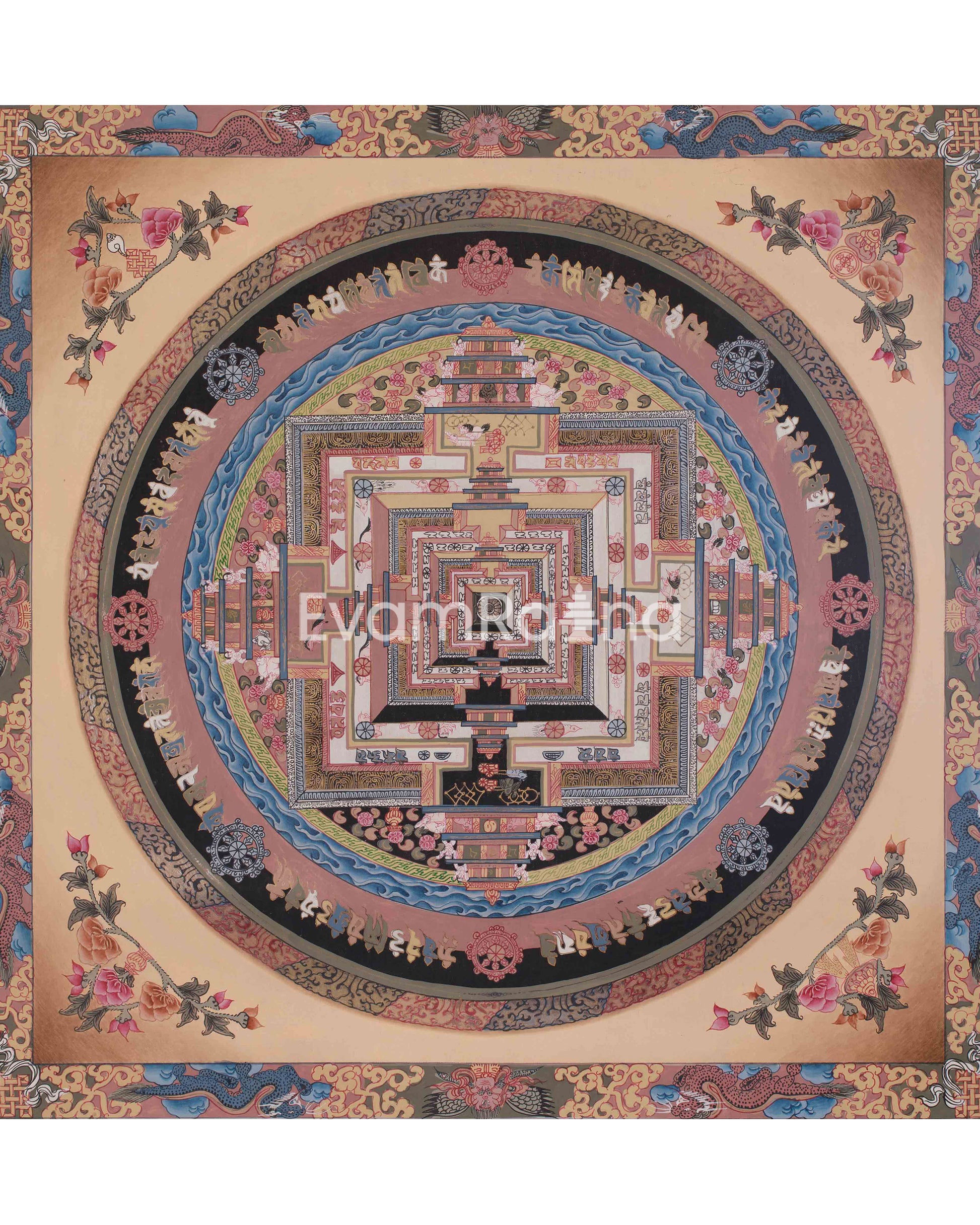 Tibetan Kalachakra Mandala Artwork