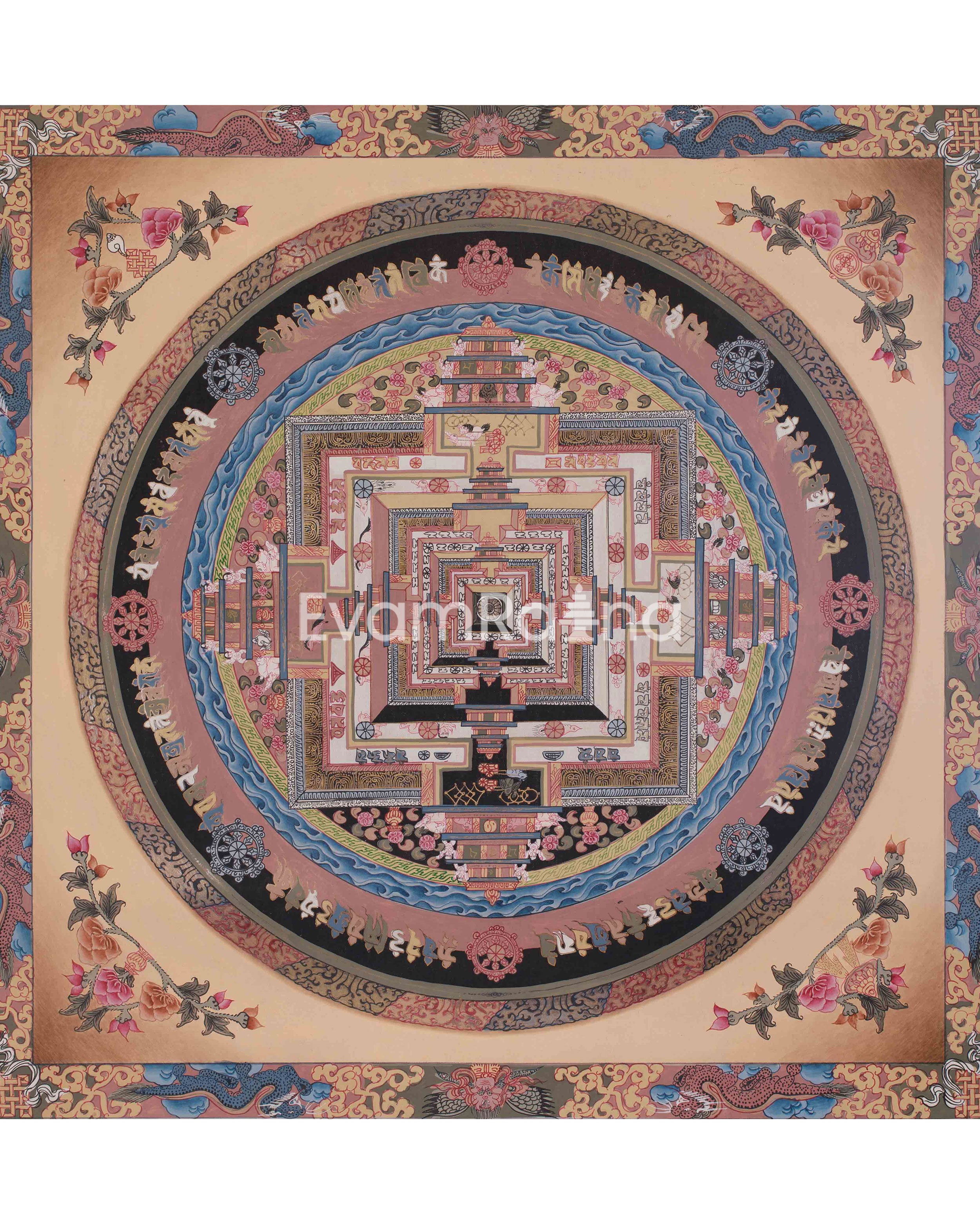 Tibetan Kalachakra Mandala Artwork