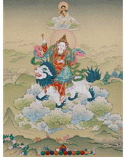 Tsheringma with Milarepa Thangka | Tibetan Artwork for Longevity and Wisdom