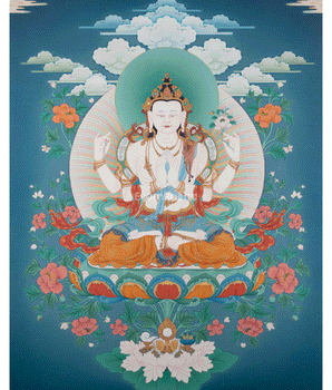 4-Armed Avalokiteshvara Print