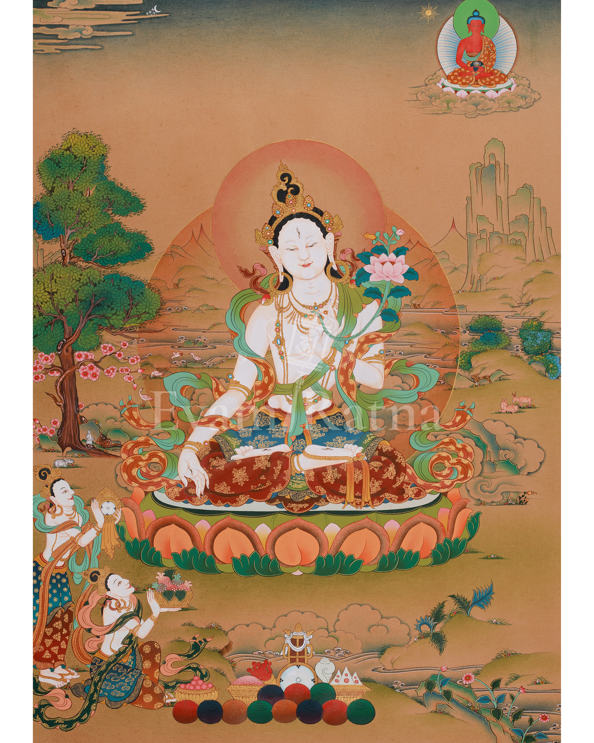 White Tara Compassion Artwork