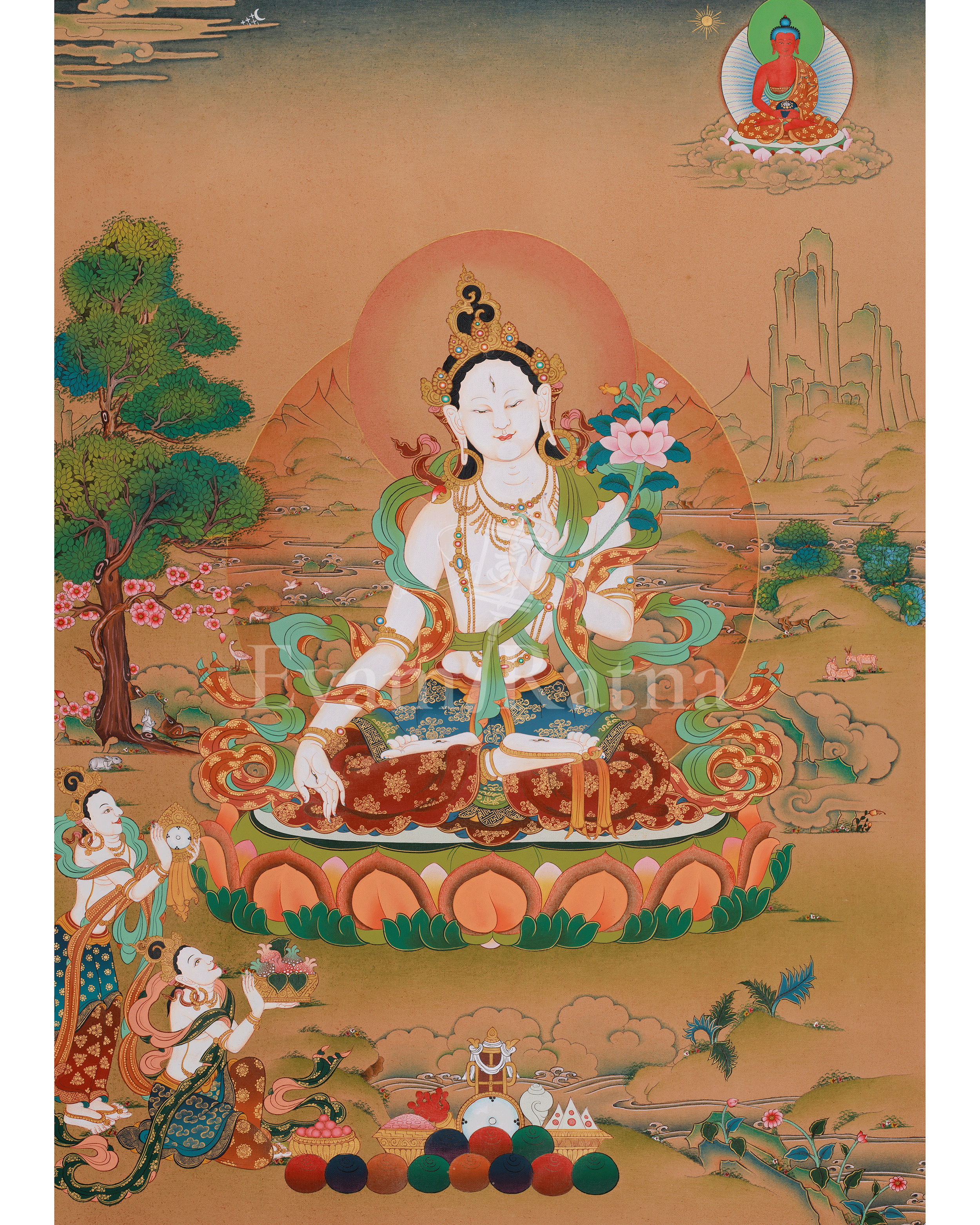 White Tara Compassion Artwork