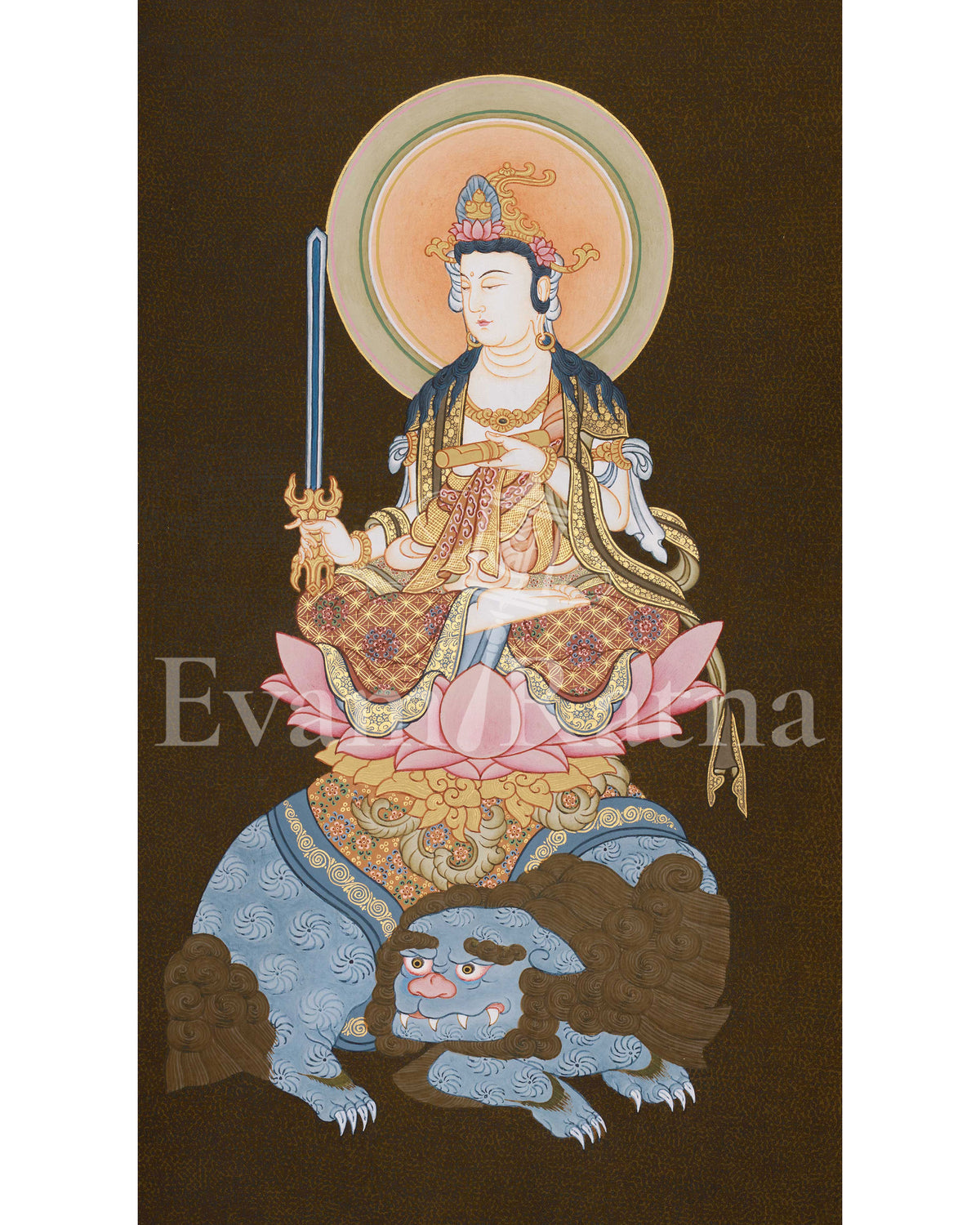 Manjushri Wisdom Painting