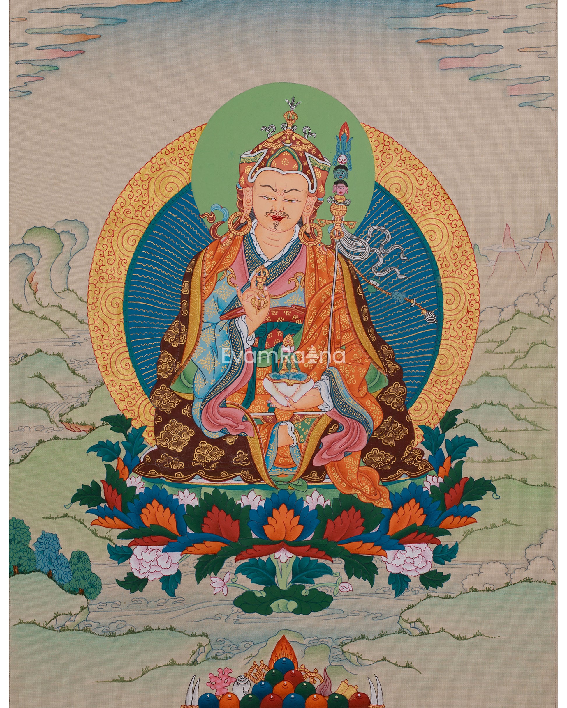 Himalayan Artwork of Guru Rinpoche 