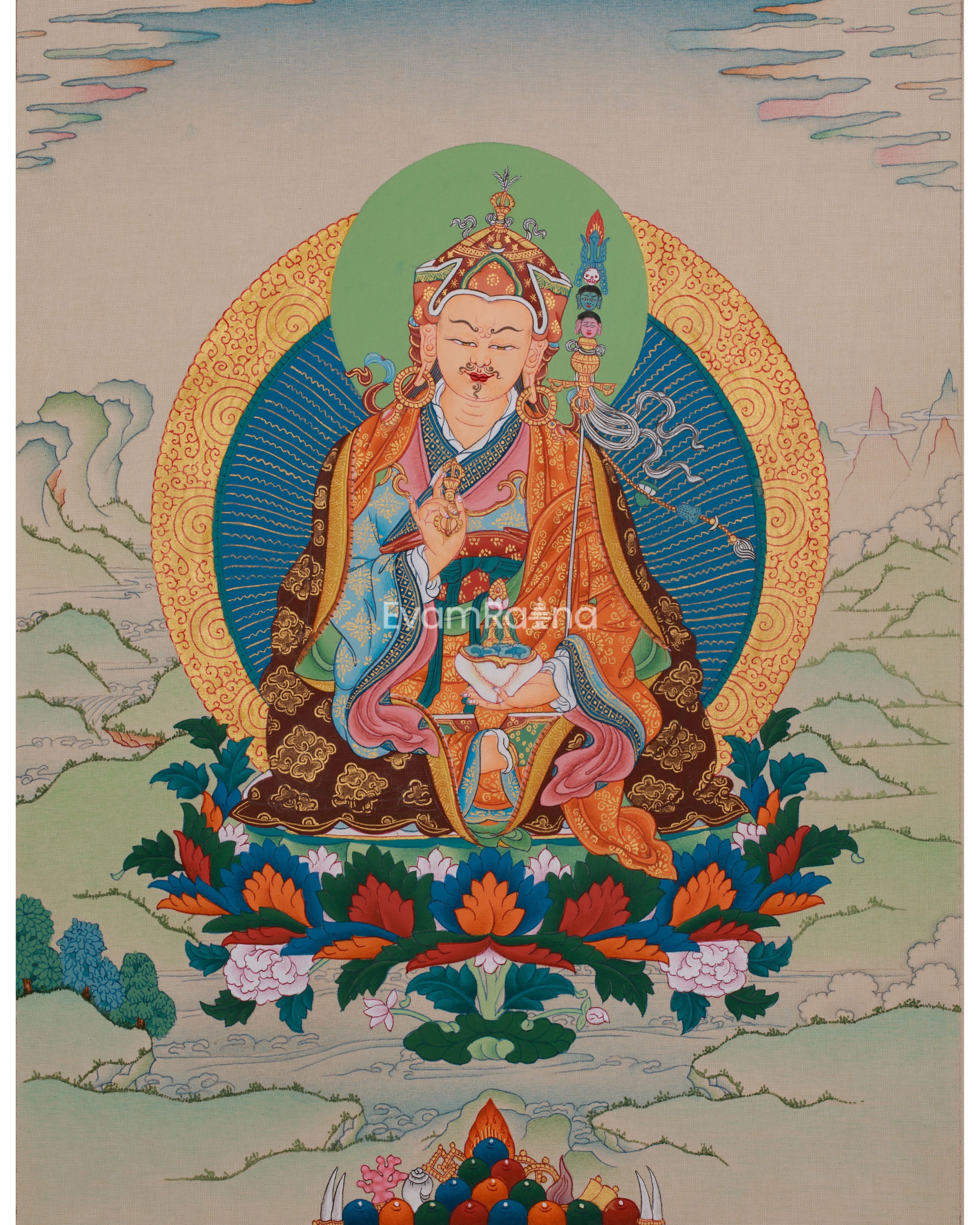 Himalayan Artwork of Guru Rinpoche 
