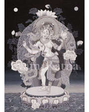 Ardhanarishvara Thangka | The Union of Shiva and Shakti