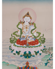 Vajrasattva Symbol of Purification Thangka