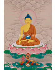 Dharma Teacher Shakyamuni Buddha Thangka 
