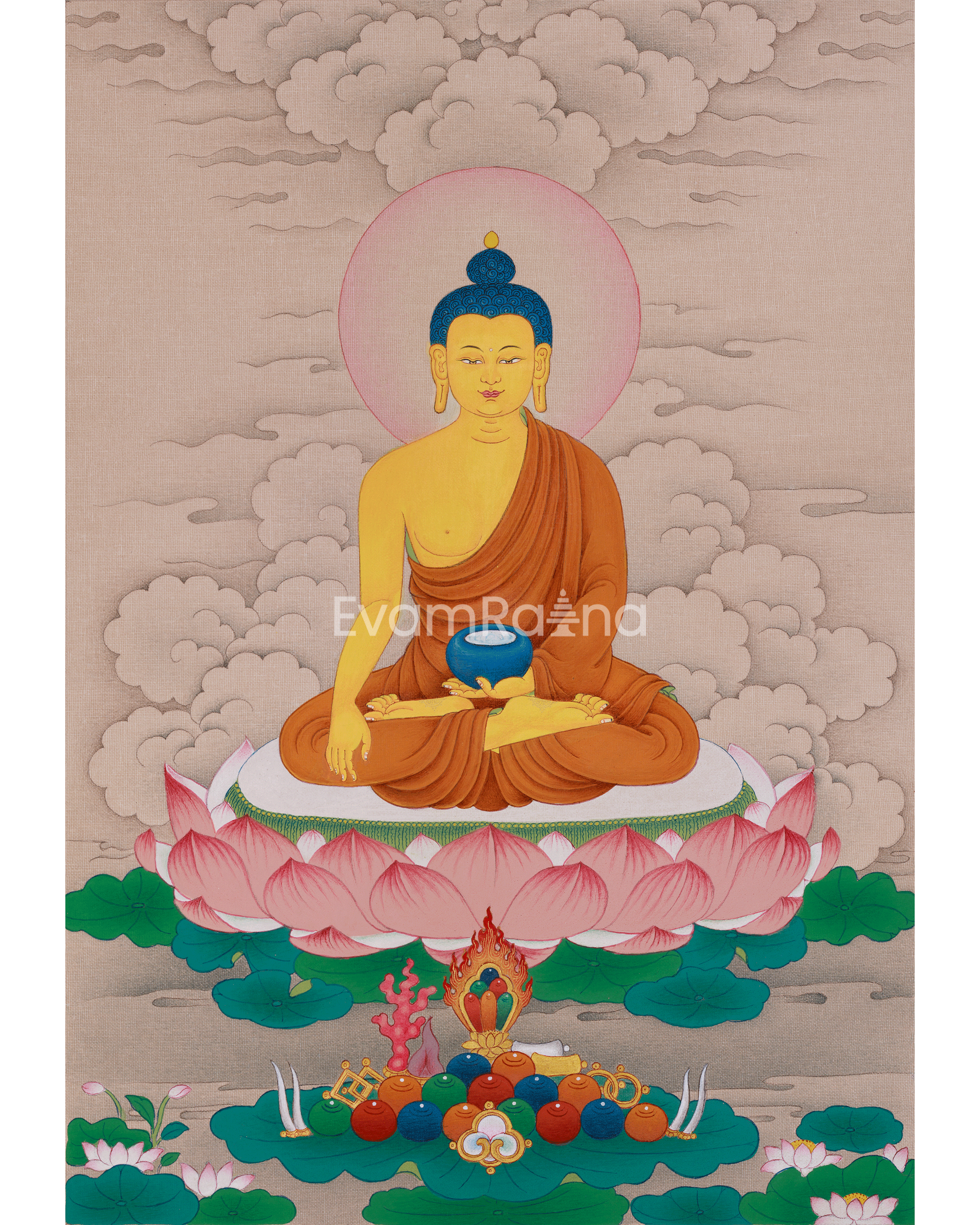 Dharma Teacher Shakyamuni Buddha Thangka 