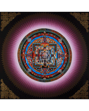 Sacred Buddhist Kalachakra Mandala