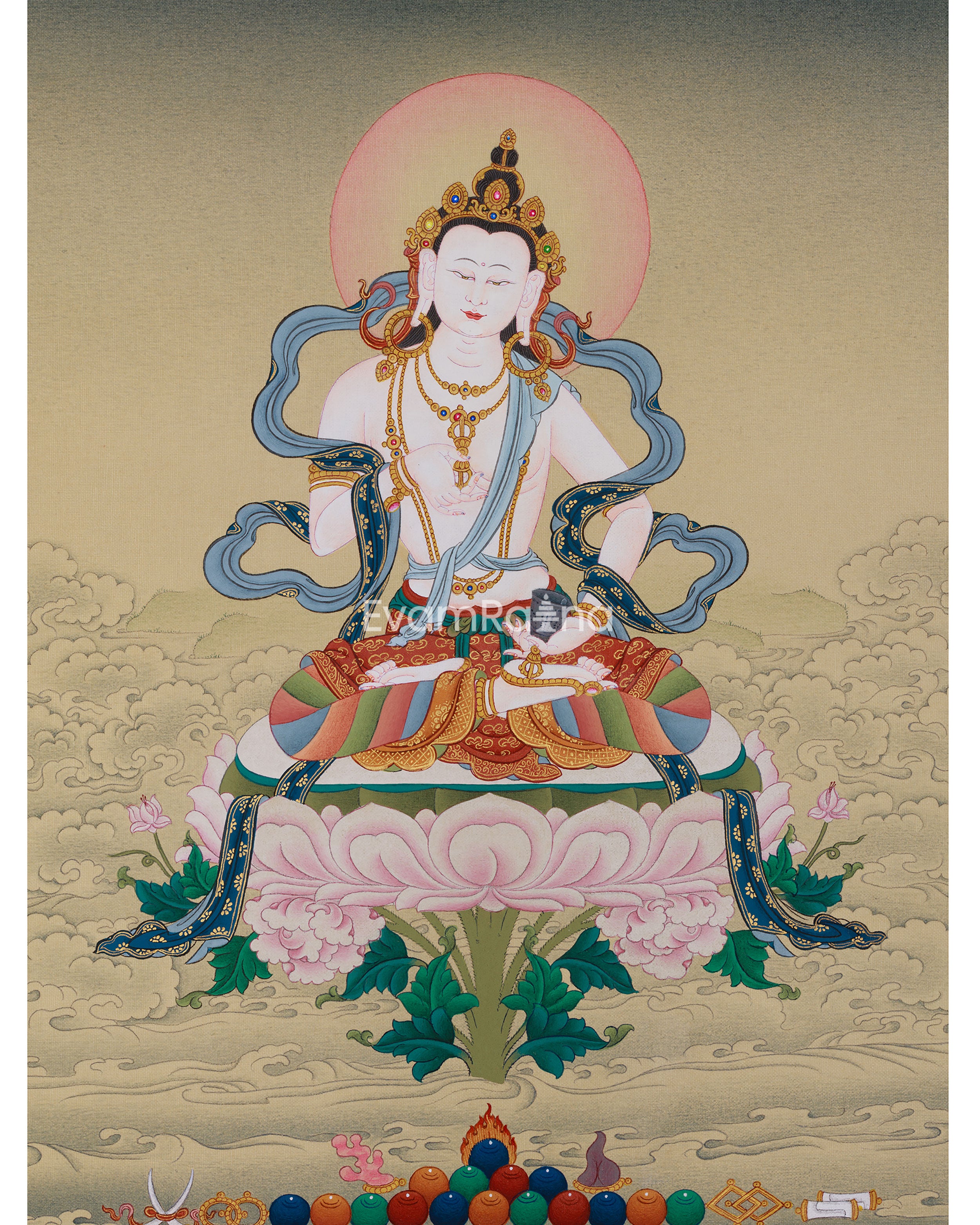 Vajrasattva Spiritual Thangka