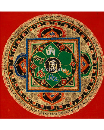 Tibetan Om Mantra Mandala