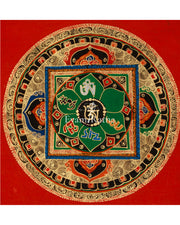 Tibetan Om Mantra Mandala