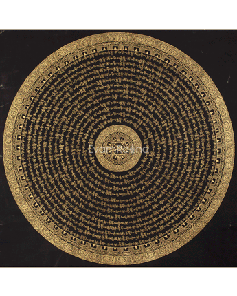 Sacred Mantra Mandala Thangka