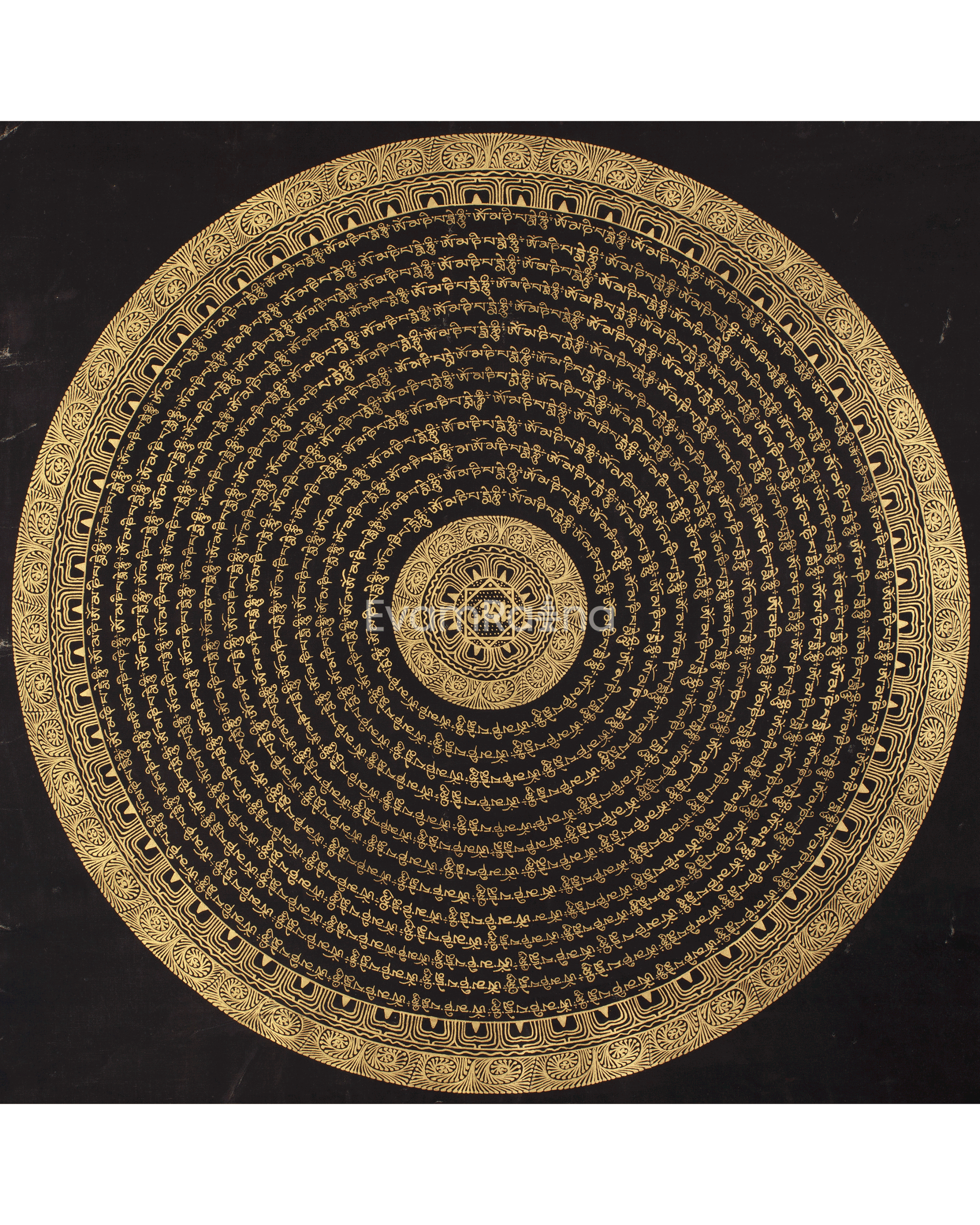Sacred Mantra Mandala Thangka