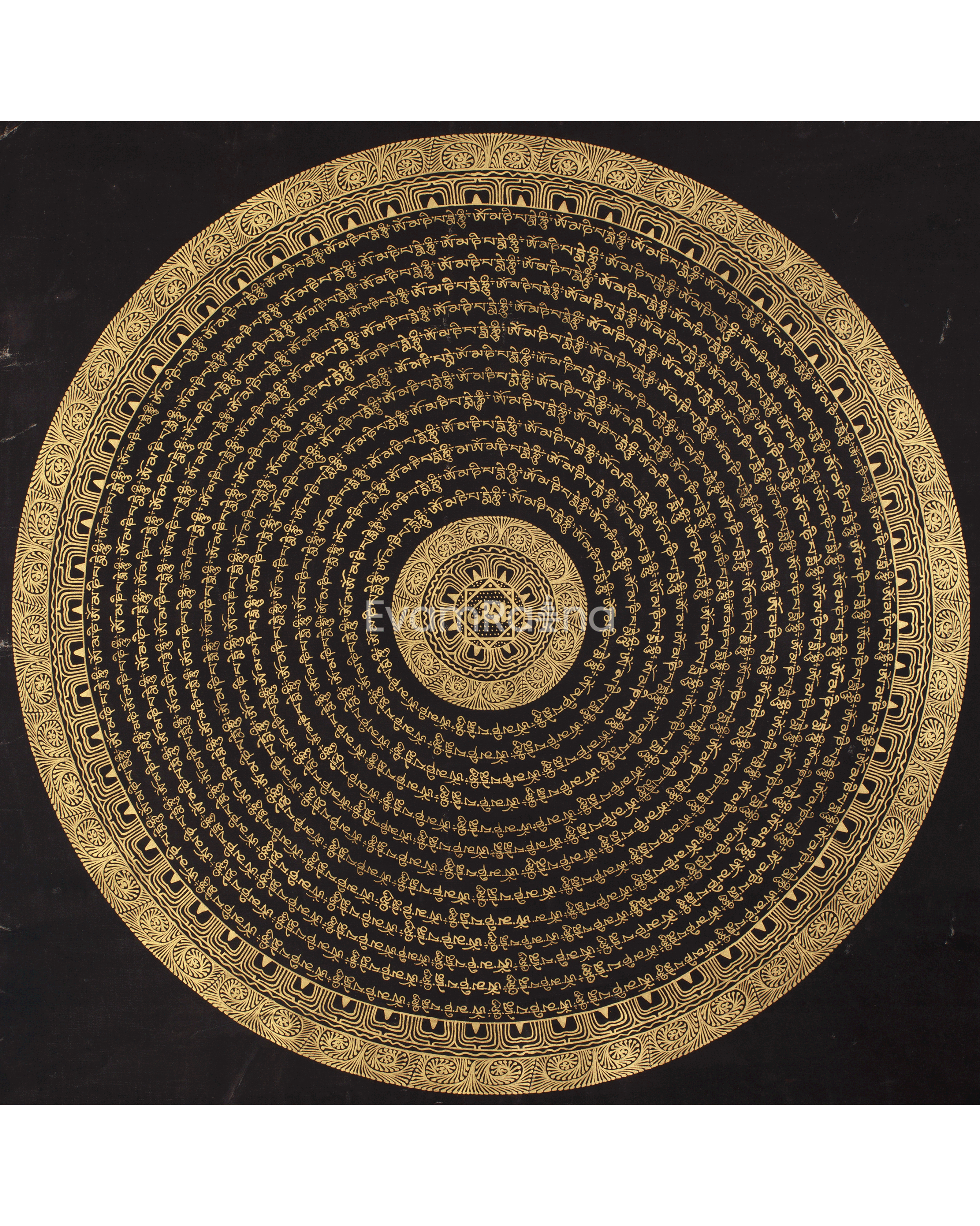 Sacred Mantra Mandala Thangka