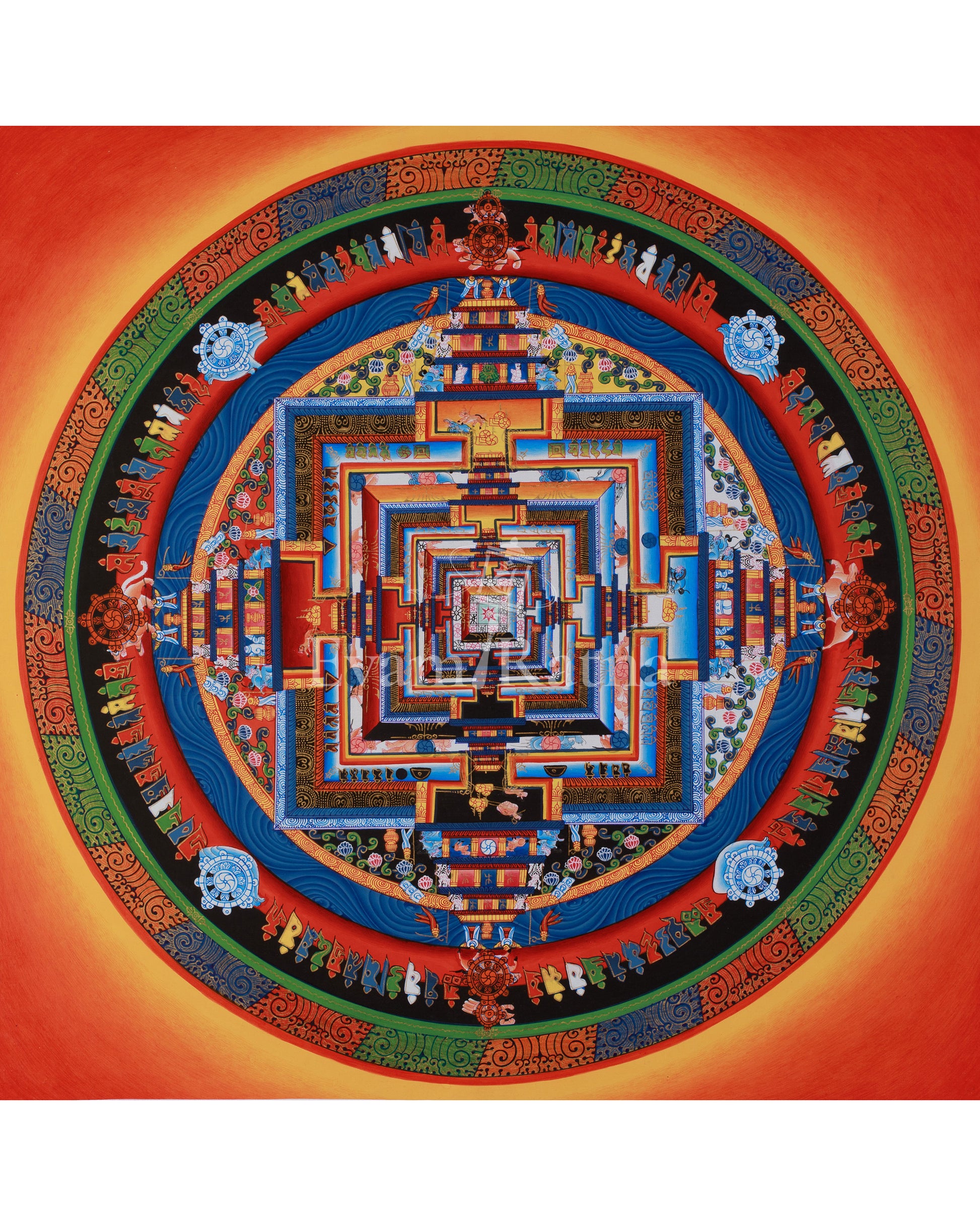 Himalayan Artwork of Kalachakra Mandala