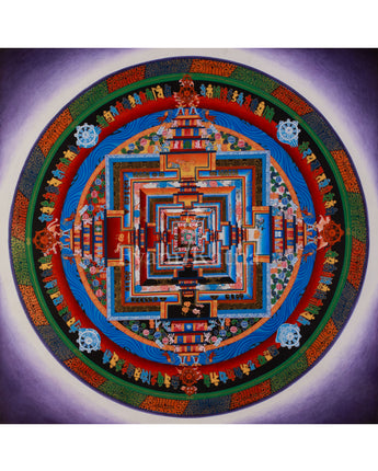 Kalachakra Mandala Traditional Art 