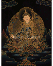 Guru Rinpoche Meditation Art | Tibetan Buddhist Master | Profound Wisdom Deity
