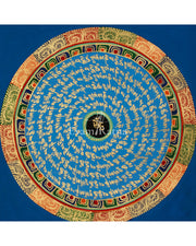 Buddhist Mantra Mandala Art 