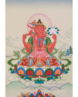 Red Chenrezig Thangka 