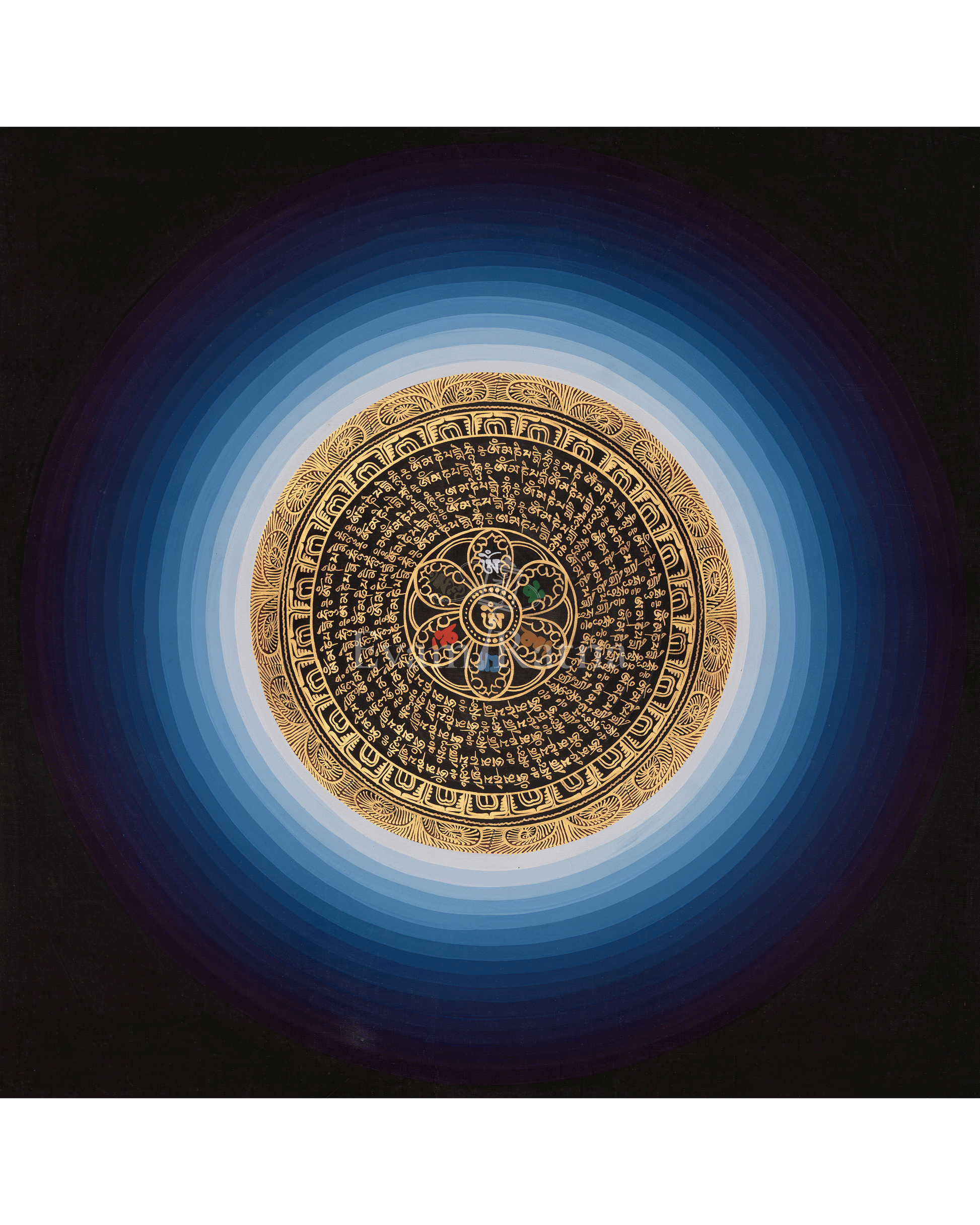 Mantra Mandala Buddhist Thangka 