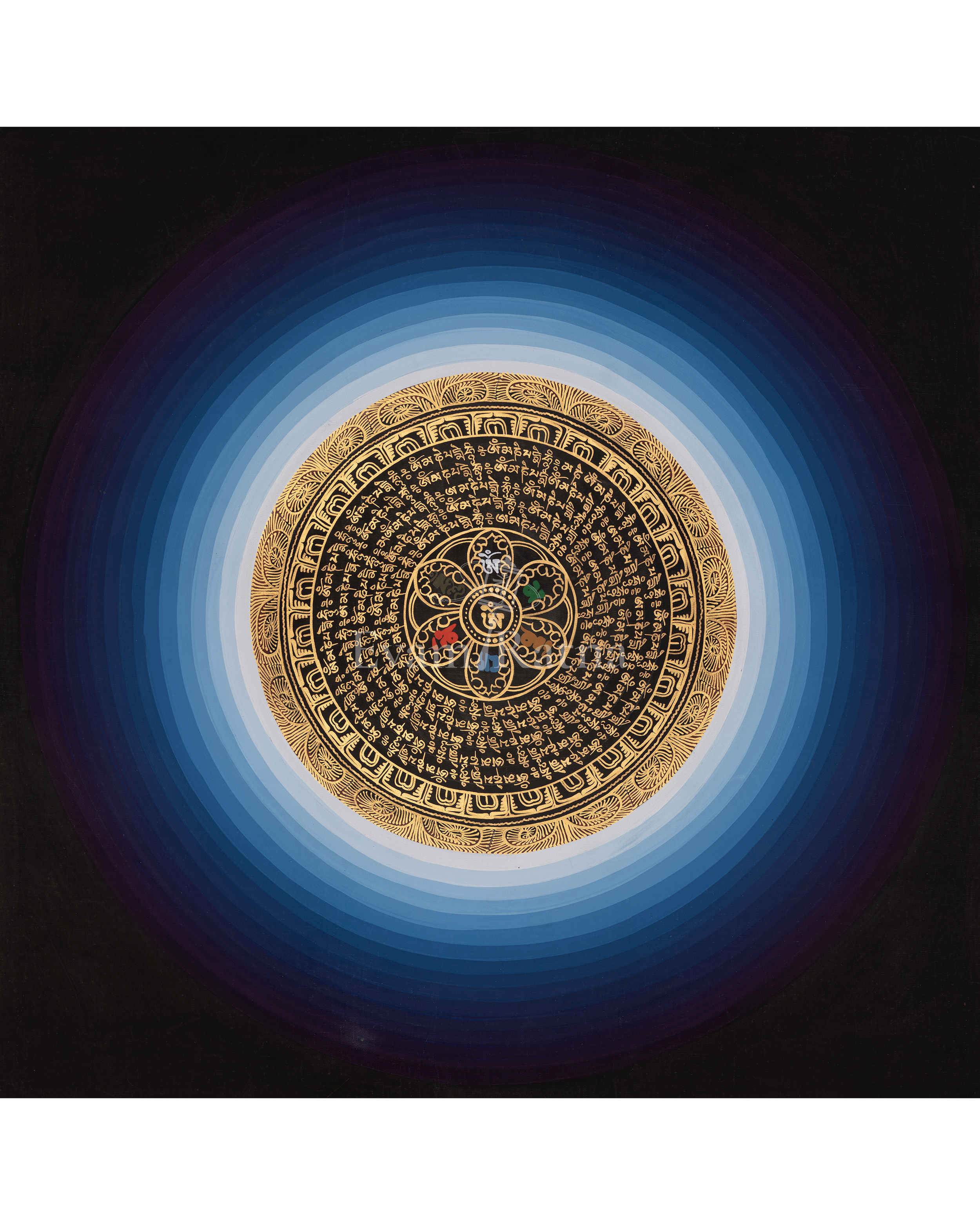 Mantra Mandala Buddhist Thangka 