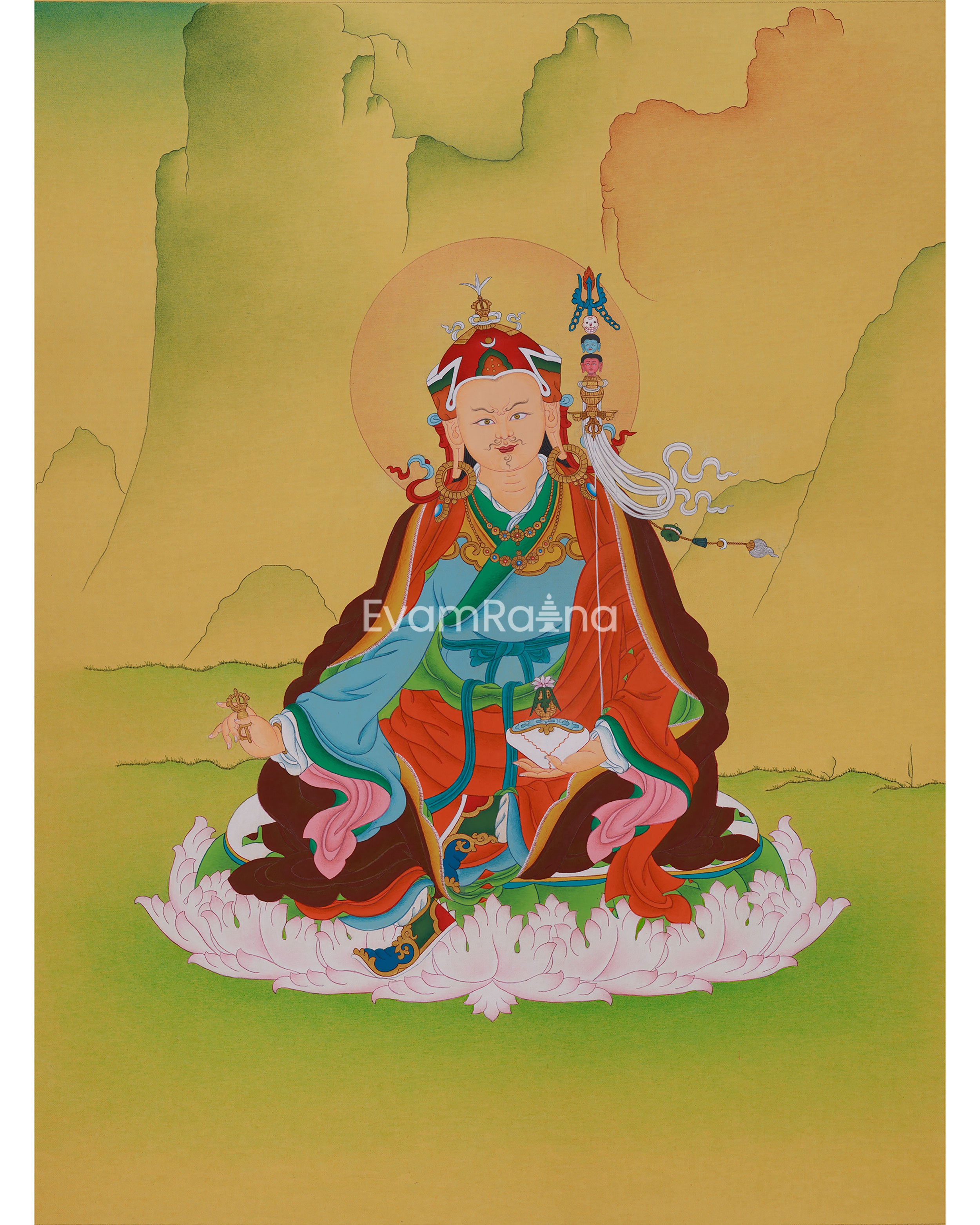 Divine Thangka of Guru Rinpoche