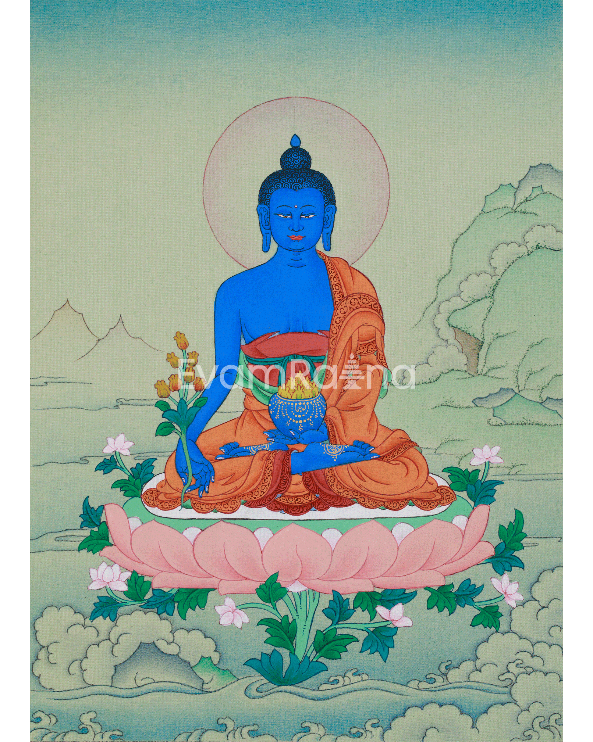 Tibetan Art of Medicine Buddha
