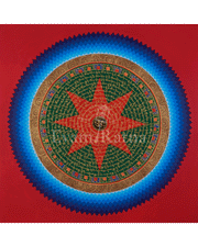 Traditional Mantra Mandala Art