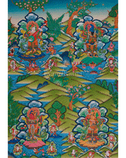 Four Heavenly Kings Thangka