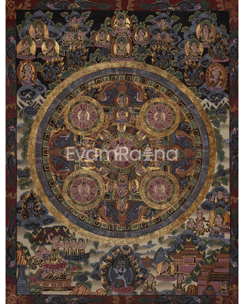 Buddha Mandala Traditional Artwork 