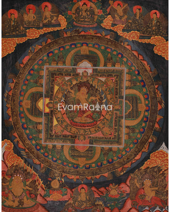 Traditional Deity Mandala Art