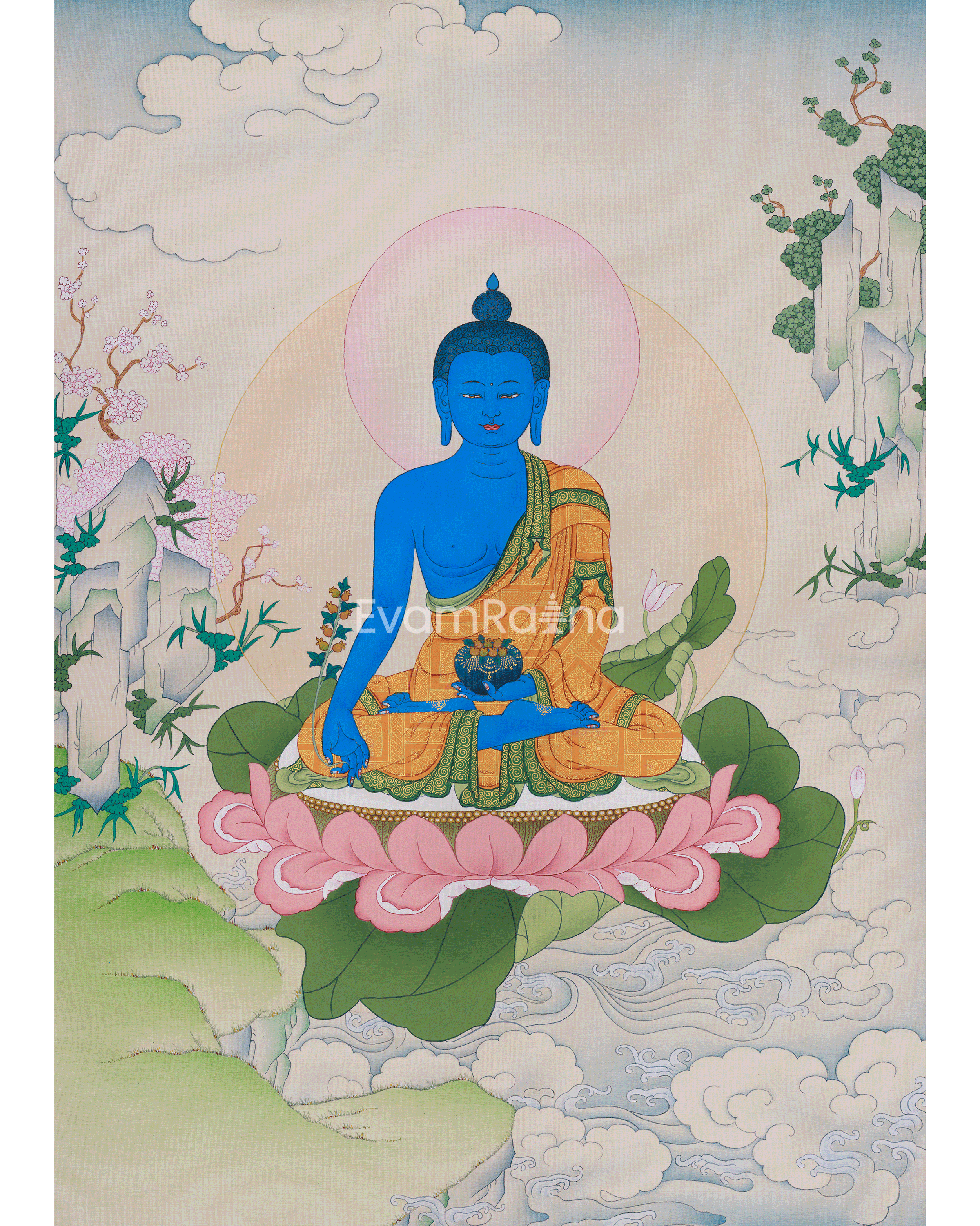 Healing Buddha Bhaisajyaguru Art