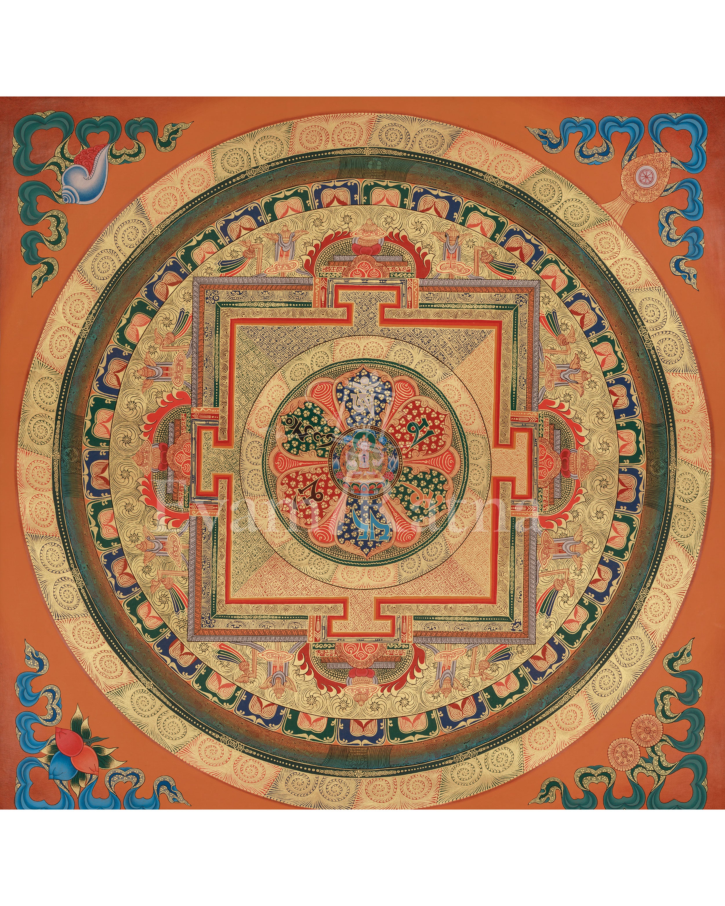Chenrezig Mandala Art 